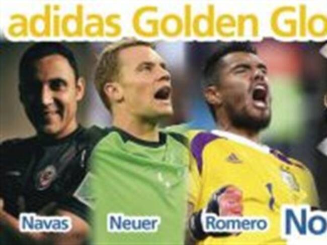 Luchan por el Guante de Oro Keylor Navas , Neuer y Romero