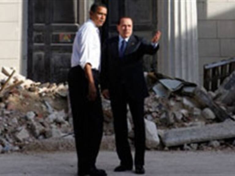 Visita Obama zona de L´Aquila afectada por terremoto