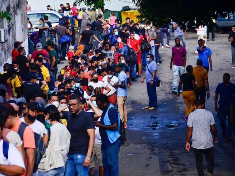 La situación de los migrantes venezolanos en México
