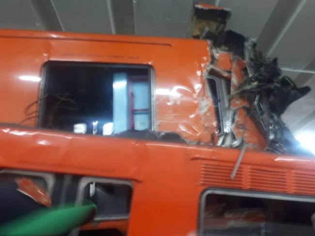 Choque de trenes dejó un muerto y 40 heridos: Metro