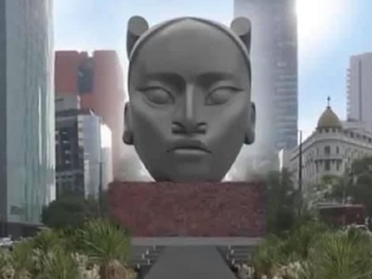 En la Glorieta de Colón, la estatua se reemplazará por la escultura de una mujer indígena