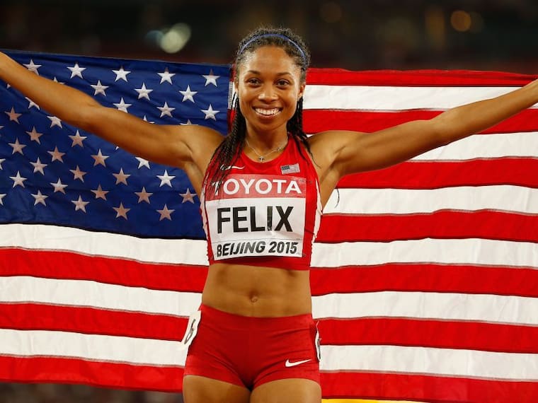 Allyson Felix, la atleta que ganó a Nike la carrera contra la discriminación a mujeres que quieren ser madres y deportistas.