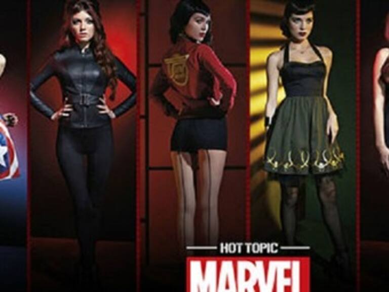 Marvel lanza línea de ropa para mujeres inspirada en Los Vengadores