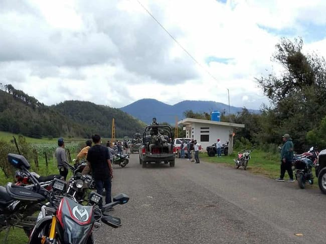 Se reporta enfrentamiento en Cherán