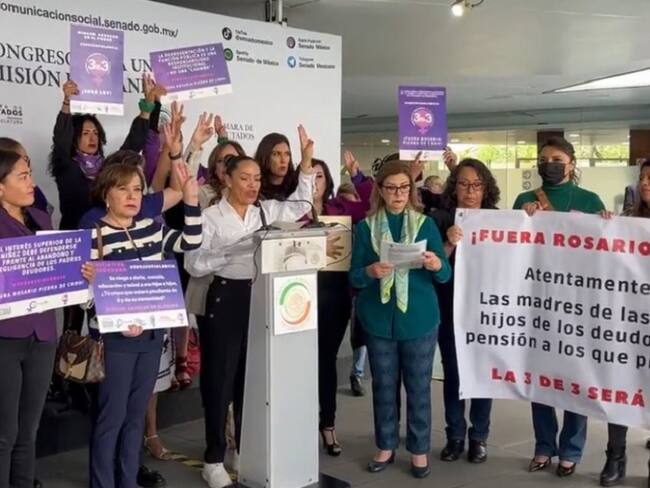 Mujeres piden renuncia de Rosario Ibarra por apoyar a deudores alimentarios