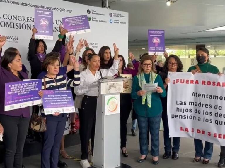 Mujeres piden renuncia de Rosario Ibarra por apoyar a deudores alimentarios