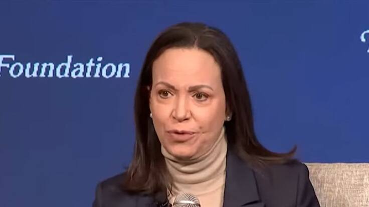 Venezuela se encuentra al borde de la libertad en alianza con Estados Unidos, afirma María Corina Machado|Video