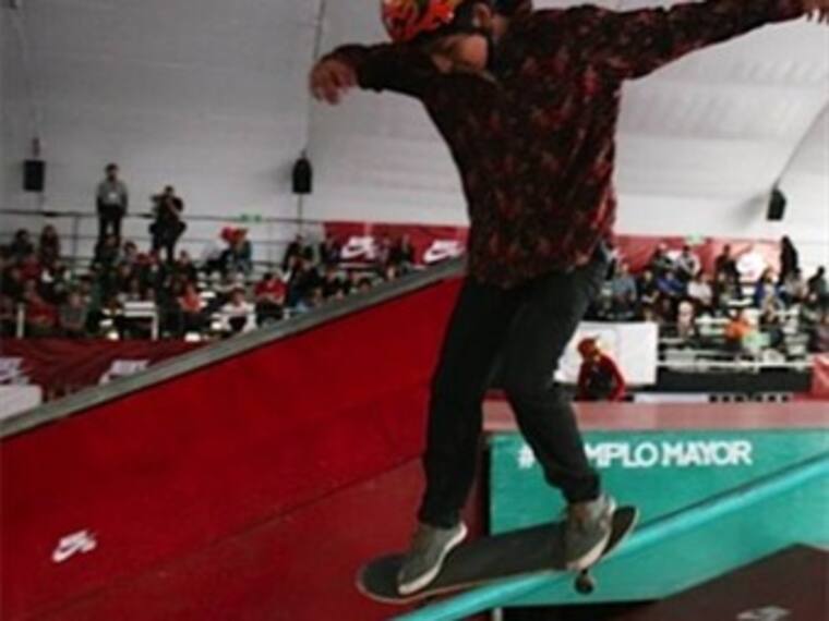 Skate Park 'Templo Mayor' María Fernanda Olvera, directora del Instituto de la Juventud del DF