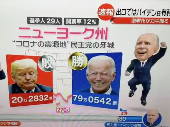 ¿Elecciones de EU te parecen aburridas? TV japonesa lo hace con diversión