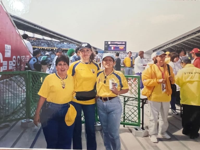 María del Jesús Pinargote Zambrano no se había perdido ningún mundial desde Francia 1998. Foto: Redes sociales