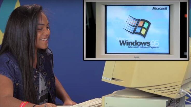 ¿Qué sucede cuando unos adolescentes conocen Windows 95?
