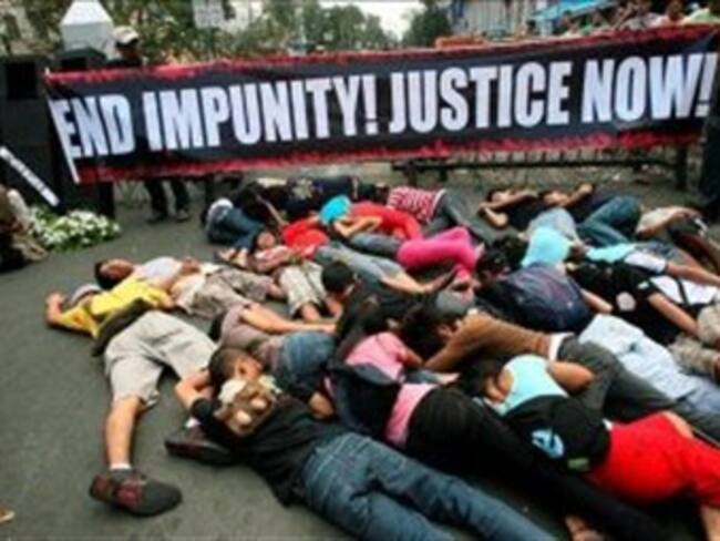 Protestan periodistas por matanza en Filipinas