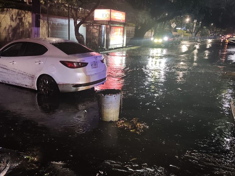 Así lucían algunas de las calles de la CDMX. Foto: SGIRPC