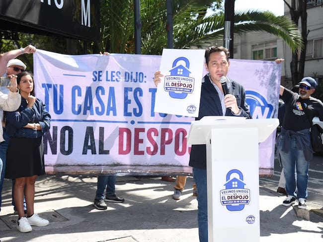 PAN CDMX lanza Plan Antidespojo frente a la ola de invasiones de viviendas en la capital