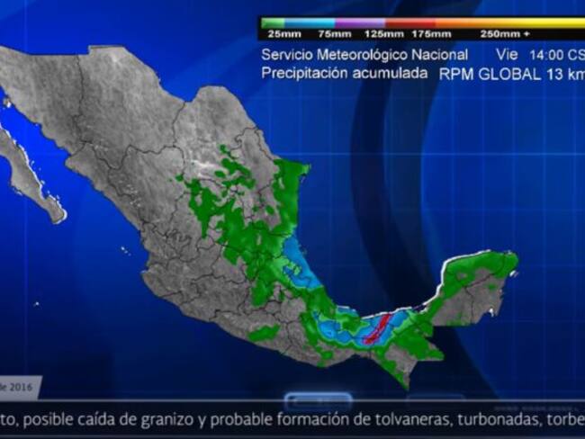 Pronóstico del Tiempo del 09 de diciembre
