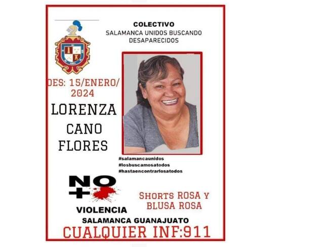 Desaparece Lorenza Cano Flores, mujer buscadora de Guanajuato