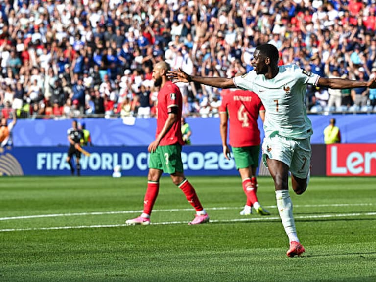 Dembélé festeja gol