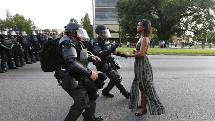La imagen de las protestas raciales en EEUU de la que todos hablan