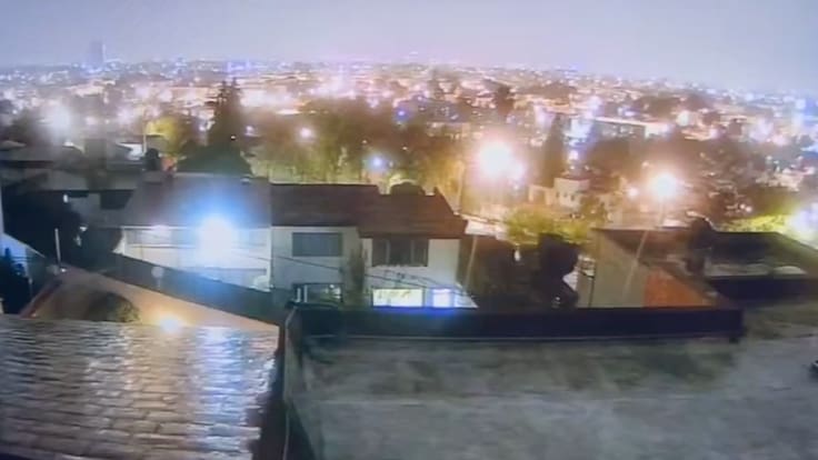 Así se vio el mega trueno en Puebla que dejó sin luz a varias colonias | VIDEO