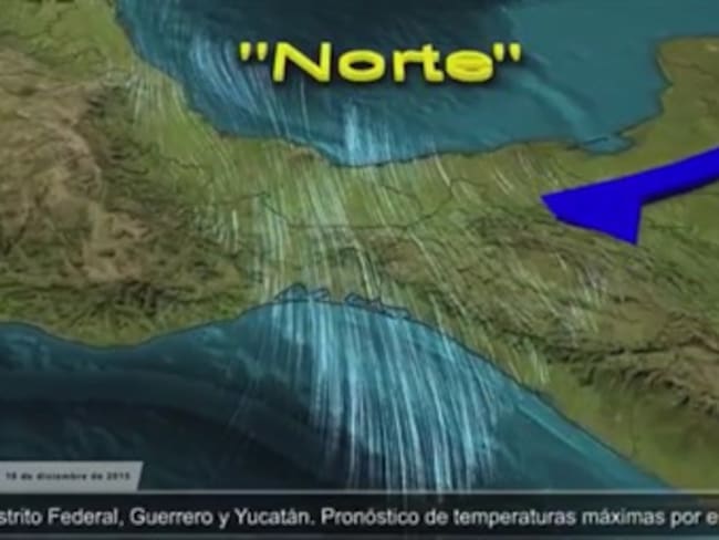 Pronóstico del tiempo del 18 de diciembre