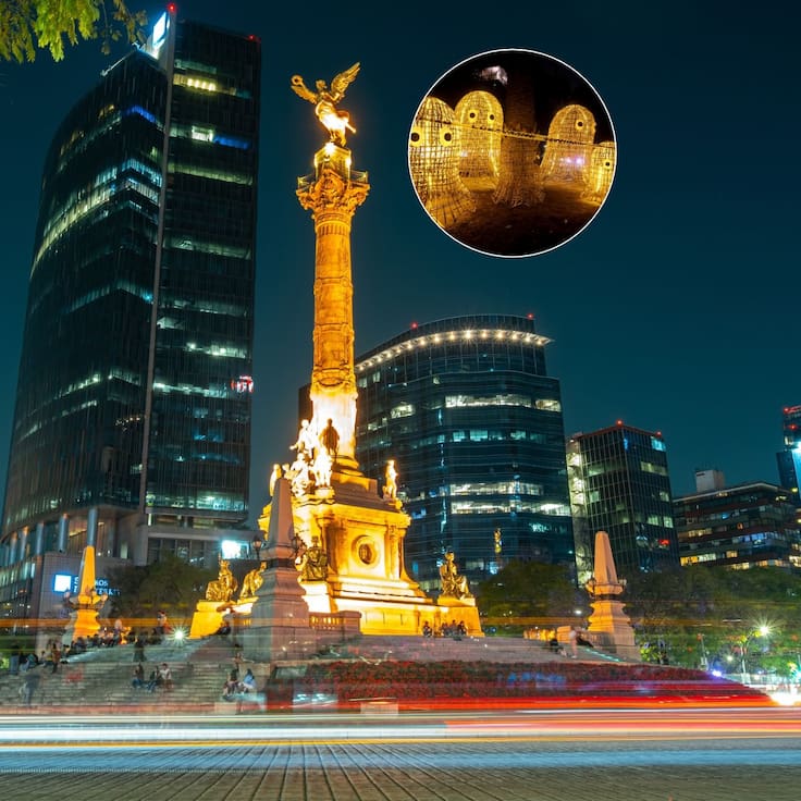 Reforma se iluminará por Día de Muertos con esculturas gigantes y gratis