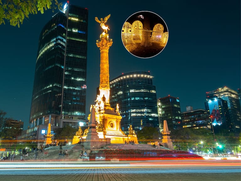 Mx - Reforma se iluminará por Día de Muertos con esculturas gigantes y gratis.