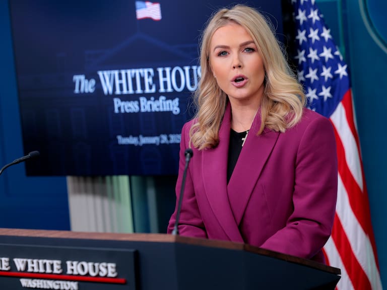 Karoline Leavitt, portavoz de la Casa Blanca