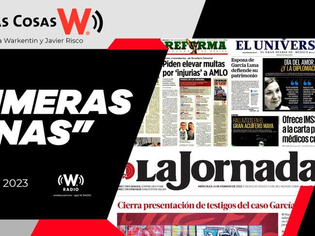 Consulta las Primeras Planas: 15 de febrero