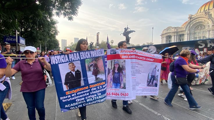 Marcha del 25N en CDMX: Colectivos marchan en el Día Naranja contra la violencia contra la mujer