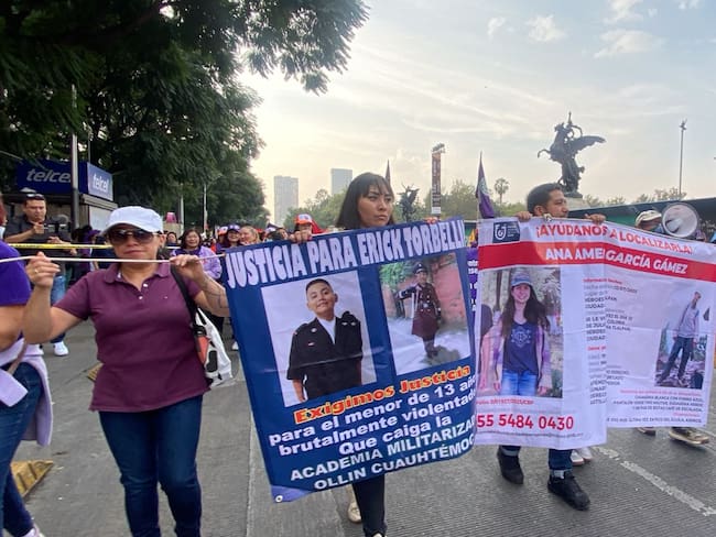 Marcha del 25N en CDMX: Colectivos marchan en el Día Naranja contra la violencia contra la mujer