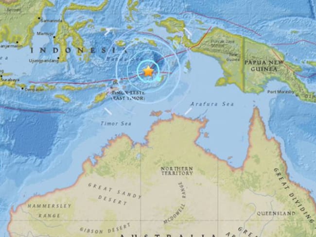 Indonesia activa alerta de tsunami por terremoto de 7.5