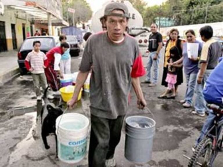 Anuncian segundo corte de agua en DF