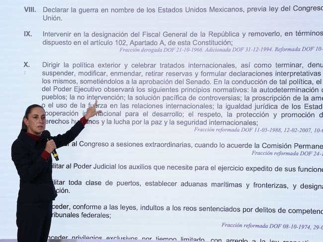 Sheinbaum pide juicio justo para Maduro tras su detención en Venezuela