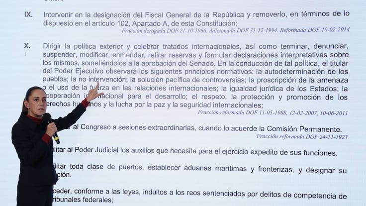 Sheinbaum pide juicio justo para Maduro tras su detención en Venezuela