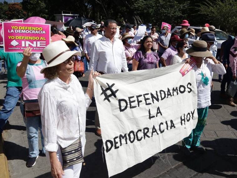 Marcha por nuestra democracia 2024