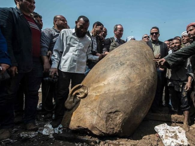 #AsíSopitas: Descubren estatua de Ramsés II en Egipto