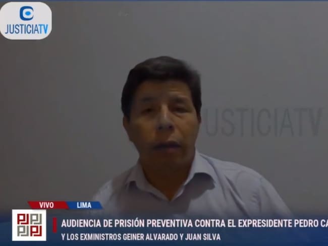 Dan 3 años de prisión preventiva a Pedro Castillo por presunta corrupción