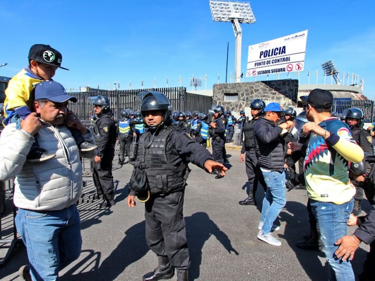 Alista Policía capitalina operativo por partido Pumas-América