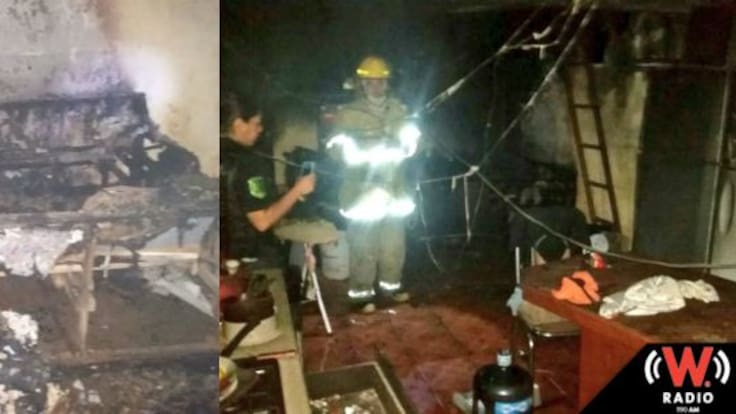 Sujeto bajo influjos de droga y alcohol prende fuego en su propia casa en Tonalá