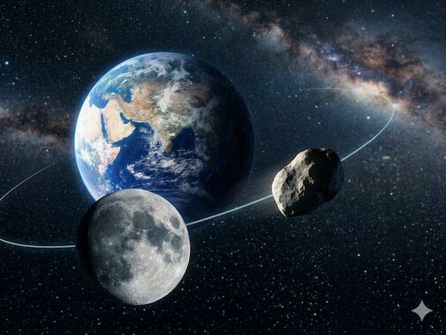 NASA: Asteroide YR4 no impactará la Luna, pero seguirán monitoreando su trayectoria con la Tierra