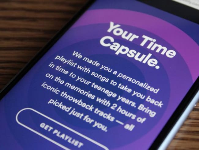 ‘Cápsula del Tiempo’, la nueva función de Spotify que te hará sentir nostalgia