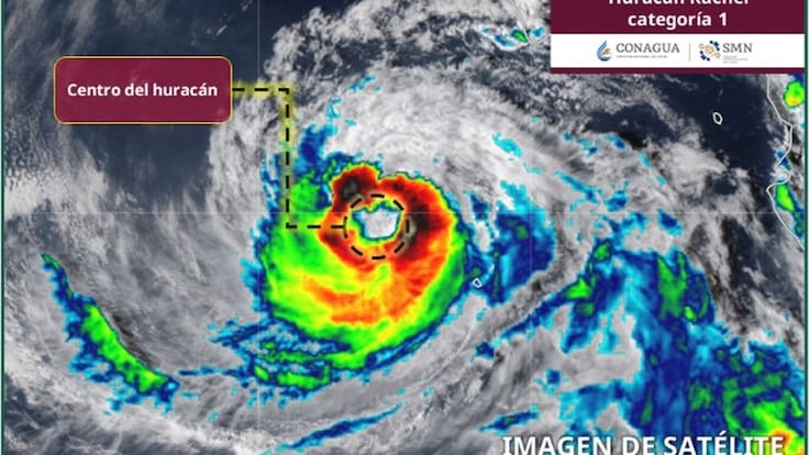 Rachel se degrada a categoría 1 y se aleja de costas mexicanas