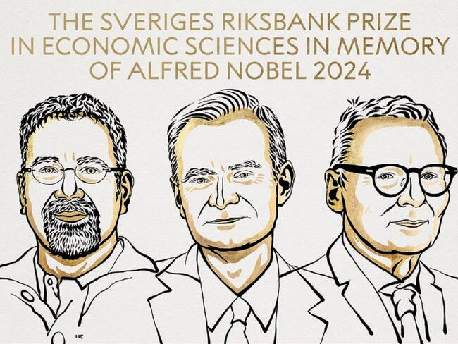 Nobel de Economía fue otorgado a Daron Acemoglu, Simon Johnson y James A. Robinson