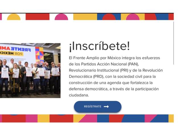 Explica Alejandra Latapi falla en plataforma de Frente Amplio Por México