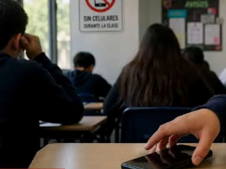 "cómo van a implementar la prohibición de celulares y pantallas en clase si “nos estamos topando con papás que no quieren soltar el celular”, se cuestiona maestra.