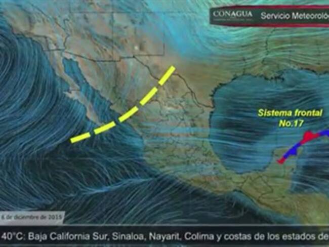 Pronóstico del tiempo del 08 de diciembre
