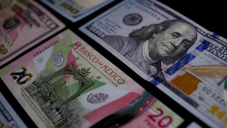 Reservas internacionales de México se ubican en 255 mil 297 millones de dólares; bajan 34 millones en una semana