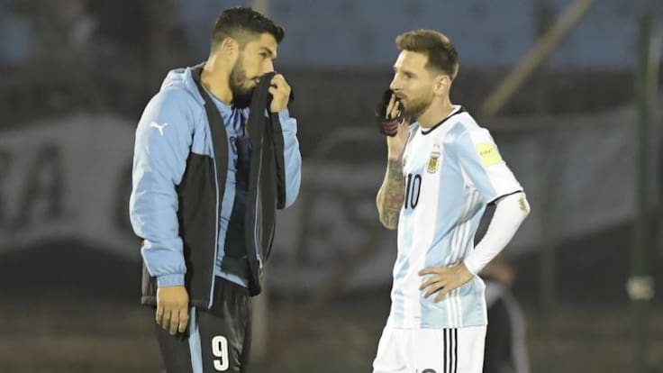 Suárez y Messi apoyan la candidatura conjunta de sus países para el Mundial en 2030