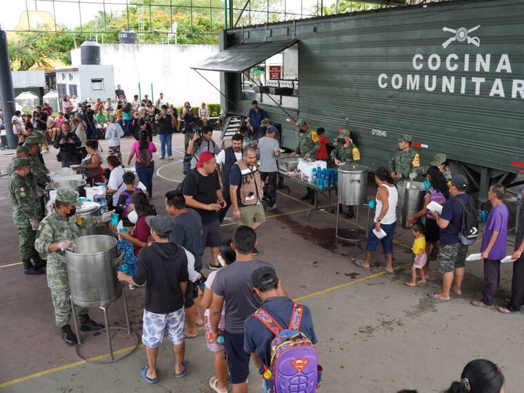 Reportan saldo blanco en QR; restituyen 70% de servicio de energía afectada.