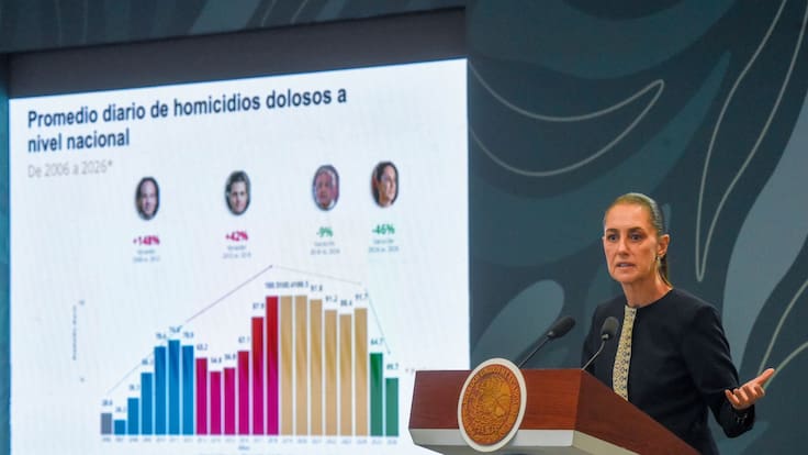 Claudia Sheinbaum destaca que la percepción de inseguridad bajó a 59.8% en la encuesta del INEGI